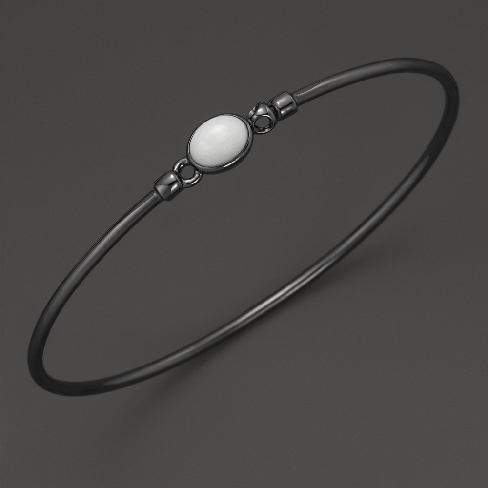 NEW Di Modolo Women's White Agate Stone Bracelet